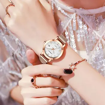 Crrju Moterų Japonų Kvarcinis laikrodis su Nerūdijančio Plieno Dirželis, rožinė Aukso Moterims Klasikiniai Mados Verslo dienraštis Vandeniui