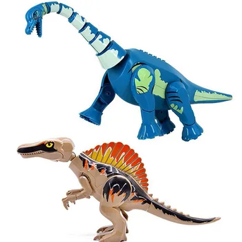 Juros Periodo Brachiosaurus Dinozaurai Modelio Paveikslas Blokų Statybos Statybinės Plytos Žaislai Vaikams