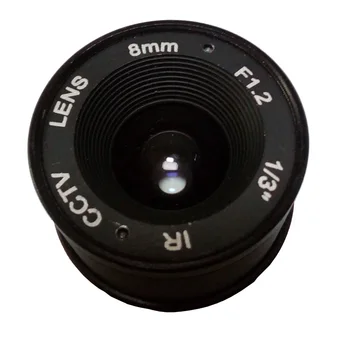 JIENUO VAIZDO Cammera Objektyvas 8mm CS Objektyvo HD Saugumo Cam F1.2 Vaizdo Formatas 1/3 Vaizdo Formatas Priežiūros HD Cam 8mm Len