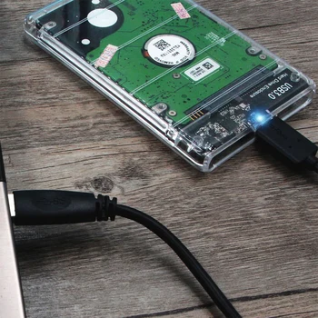 Greitųjų 2TB, USB 3.0 2,5 colio SATA Išorinis Kietasis Diskas SSD HDD Talpyklos kietojo disko prijungimo stotis