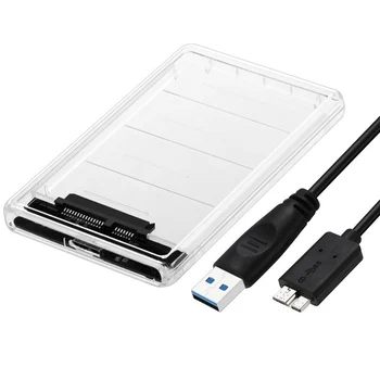 Greitųjų 2TB, USB 3.0 2,5 colio SATA Išorinis Kietasis Diskas SSD HDD Talpyklos kietojo disko prijungimo stotis