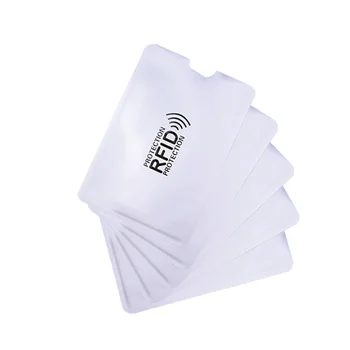 RFID kortele NFC anti-degaussing rankovės 50/1000Pc banko kortelės kredito kortelės apsaugos anti-nuskaitymo kortelės rankovės anti-magnetinis aliuminio