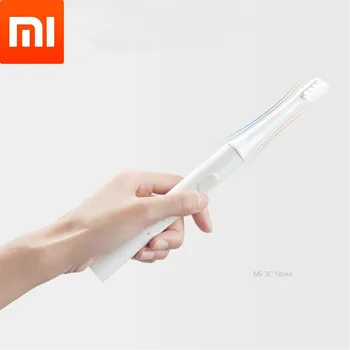 Xiaomi Mijia T100 Sonic Elektros dantų šepetėlį Suaugusiųjų dantų šepetėlį Vandeniui automatinis USB Įkraunamas dantų Šepetėlis su teptuku vadovai