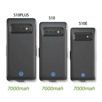 7000mAh Baterija Atveju, Samsung Galaxy S10 S10e Baterijos Kroviklis Atveju Galios Banko Įkrovimo Case Cover For Samsung Galaxy S10 Plius
