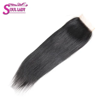 Pirkti 3bundles Gauti 1Free Uždarymo Peru Plaukų Ryšulius Su Uždarymo Tiesiai Žmogaus Plaukų 3Bundles su Uždarymo Remy Plaukų priauginimas