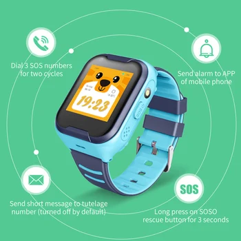 4G Vaikai Smart Watch Vaikų GPS Locator Telefonas, Vaizdo Skambinimo Laikrodžiai Vandeniui Smartwatch Vaikas Laikrodis Kūdikių Stabdžių Pamesta Apyrankė