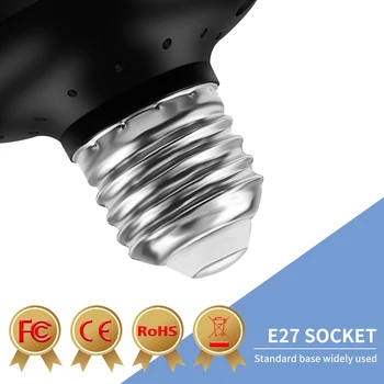 E27 Augti Šviesos diodų (LED) Fitolampy 220V viso Spektro Led Augalų Lempos E26 Augimo Palapinė 40W 60W 80W Gėlių Sėklos Lampada LED Augalų Lemputė