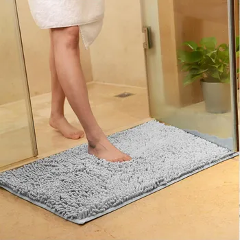 šeniliniai słomianka grindų kilimėlis vandens absorbcija anti-slip kiliminė danga, virtuvės durų kilimėlis, kiliminė danga, tualetas kilimas koridoriuje, verandoje słomianka 45cmx70cm