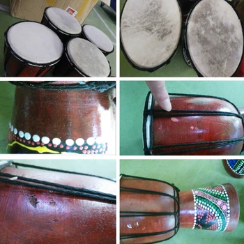 30cm Profesinės Afrikos Djembe Būgnų Bongas Mediniai Gera Garso Muzikos Instrumentas