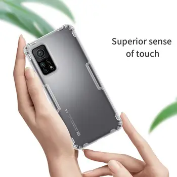 Originalus Nillkin TPU 0,6 mm Ultra plonas Telefono Dėklai Xiaomi 10T Mi10T Pro Redmi 7 Pastaba Nilkin Silikono Padengti Crystal Clear Atveju