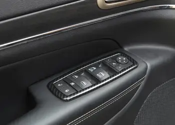 Dodge Įkroviklis Durango RAM (2011-2020 m.) Langų Pakėlimo Mygtuką, Apdailos Dangtelio Apdaila Lipdukas Automobilių Reikmenys ABS Anglies Pluošto