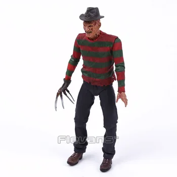 NECA A Nightmare on Elm Street 3 Svajonė Kariai Fredis Kriugeris PVC Veiksmų Skaičius, Kolekcines, Modelis Žaislas 7inch 18cm