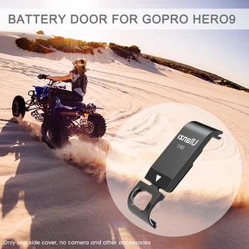 2020 m. Aukštos Kokybės Nuimamas Baterijos Dangtelis GoPro Hero 9 Black Metalo Viršelio Tipas-C Įkrovimo lizdas Adapteris GoPro Hero 9