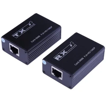 30m HDMI -compatibleExtenderCAT5e/6 Remti 1080p 30m Plėtinį, Pavyzdžiui, HDMI Splitter Siųstuvas, Imtuvo CCTV DVR NVR AVCHD30