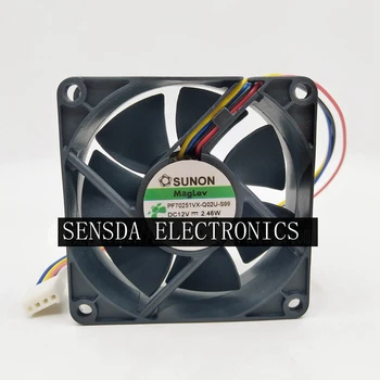 Už Sunon 7025 12V 2.46 W 4-wire kabinetas energijos tiekimo spinduliuotės ventiliatorius PF70251 VX-Q02U-S99