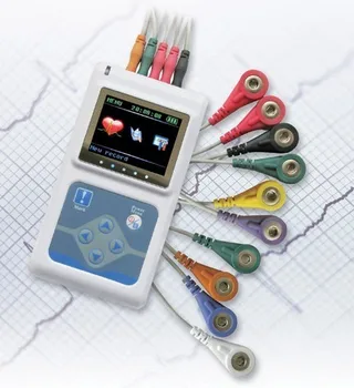 Contec Gamintojas laivybos NAUJAS 3 Kanalų EKG Holter, EKG Holter, EKG Monitorius,24 valandas EKG Diktofonas TLC9803