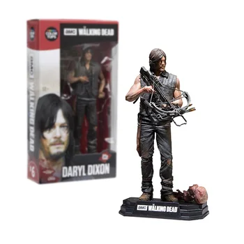 15cm The Walking Dead Season 8 Rick spausdintuvai priežiūra Daryl Dixon Negan veiksmų skaičius, žaislų surinkėjas Kalėdų dovana lėlė su dėžute