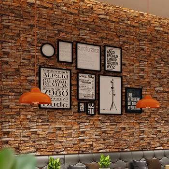 Namų Dekoro 3D PVC Sienų Lipdukai Popieriaus Plytų, Akmens Tapetai, 