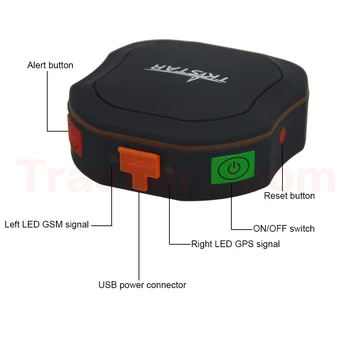 Nemokama Web&programos Stebėjimo Asmens&Pet GPS Tracker Mini LK109/TK1000 Vandeniui IP68 Stanby Laikas 180 Valandų GSM GPRS Sekimo Įrenginys