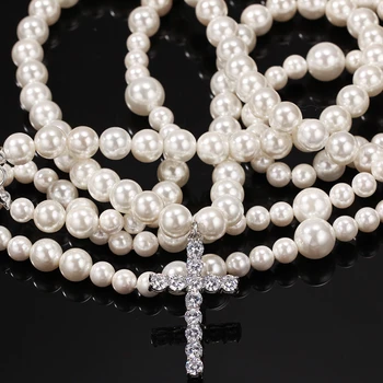 Etninės pareiškimą karoliai moterims Kelių sluoksnis imituojamas perlų papuošalai kombinezonai su antkrūtiniais karoliukai Afrikos granulių papuošalai Kriauklių, perlų karoliai