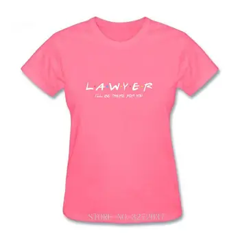 2019 Kūrybinis dizainas trumpas rankovės O apykaklė marškinėlius moterims Teisininkas, aš BŪSIU Ten Dėl Tavęs T Shirts karšto pardavimo ladys medvilnės marškinėliai