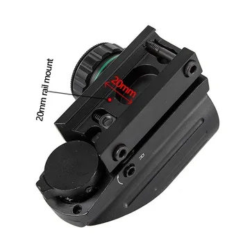 Taktinis Reflex Raudona/Žalia Lazerio 4 Tinklelis Holografinis Prognozuojama Red Dot Akyse taikymo Sritis Striukės Akyse Medžioklės 11mm/20mm Rail Mount AK