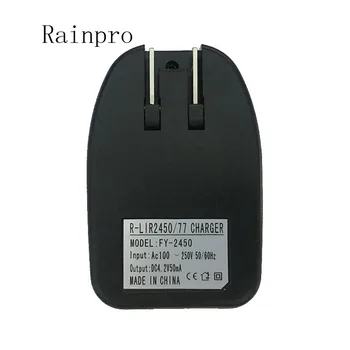 Rainpro 2 baterijos,+1 įkroviklio LIR2450 3,6 V 120mah mygtukas įkraunama ličio baterijos įkrovimas Li-ion baterija