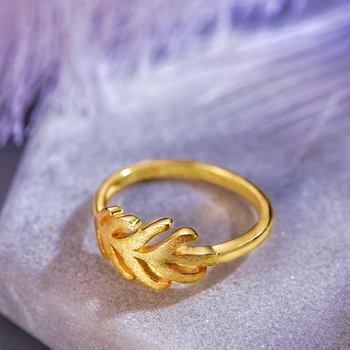Lotus Įdomus Nekilnojamojo 925 Sterlingas Sidabro Gamtos Kūrybos Rankų darbo Dizaineris Fine Jewelry Minimalistinio Plunksnų Žiedai Moterims Bijoux