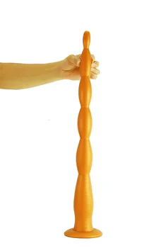 60cm Super Ilgas Butt Plug Išangę Dilator Prostatos Massgaer Skysto Silikono Analinis Granulės Makšties Dildo Sekso Žaislai Gėjų Masturbators