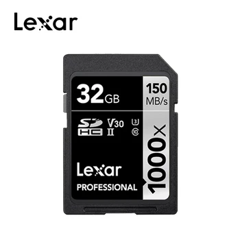 Originalus Lexar Atminties Kortelė 1667x V60 250MB/s Flash Kortelės 64GB 128GB 256 GB UHS-II U3 SD Kortelė, SDXC C10 3D 4K HD Vaizdo