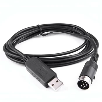 CP2102 usb rs223 adapterio kabeliu su DIN 6P male usb kačių kontrolės kabelis kenwood ts-450s ts690 ts 790 ld-150