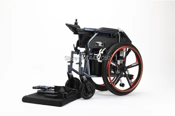 Nemokamas pristatymas į Ispaniją Stiprus pajėgumas sulankstomas elektrinis vežimėlis su atstumo diapazonas 20km,