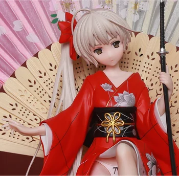 Kasugano Kimono pav Sora Yosuga No Sora PVC Pav Žaislas Anime Mergina Kimono Kolekcines Modelis Statulėlės