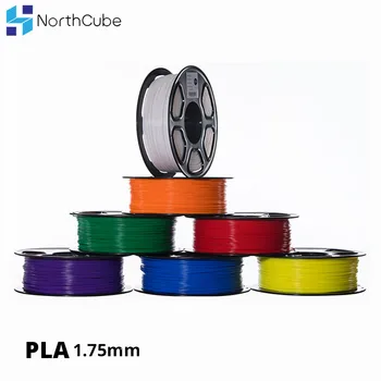 NORTHCUBE 3D Spausdintuvas PLA Gijų 1.75 mm, 3D Spausdintuvai, 1kg(2.2 lbs) +/- 0.02 mm Fluorescencinės Geltonos Spalvos