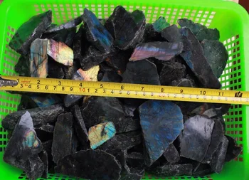 DIDMENINĖ KAINA! 2.2 lb Gamtos labradoras kristalų originalus akmens egzemplioriai