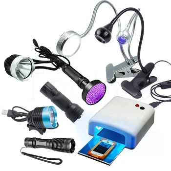 USB UV Klijai Kietinimo Lempa LED Ultravioletinė Žalios Naftos Gydant Raudonos Šviesos Mobilaus Telefono Plokštės PCB Remonto Įrankiai