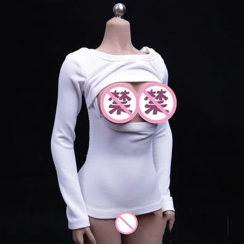 1/6 Moterų figūrų Seksualus apatinis Trikotažas su Atvira Krūtinės moteriški marškinėliai Aksesuaras 12 colių Veiksmų Įstaiga Duomenys