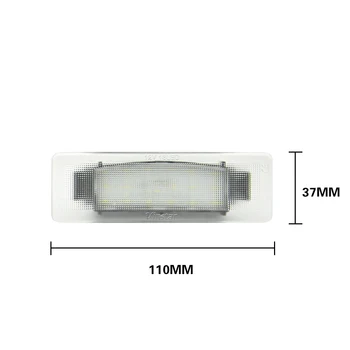 Už Kia Optima Cadenza Sportage K2 K3 K5 Automobilių Galinis baltas LED licenciją plokštelės šviesos numerį lempos