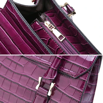 Krepšiai moterų 2020 m. aukštos kokybės PU odos ponios rankinėje mados petį krepšys prabangos prekės ženklo dizaineris krokodilo odos krepšys