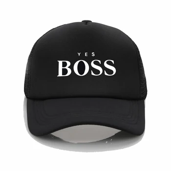 Mados kepurės taip boss boss lady Spausdinti Beisbolo kepuraitę Sporto Saulės, Skrybėlę, hip-hop skrybėlę Unisex Reguliuojamas Dangteliu