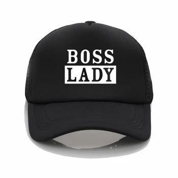 Mados kepurės taip boss boss lady Spausdinti Beisbolo kepuraitę Sporto Saulės, Skrybėlę, hip-hop skrybėlę Unisex Reguliuojamas Dangteliu