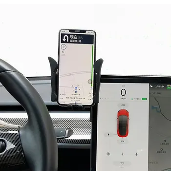 Automobilio, Mobiliojo Telefono Laikiklis Belaidžio Krovimo Sandėliavimo Akiniai Telefono Laikiklis Interjero Modifikacija Tesla Model 3 Priedai