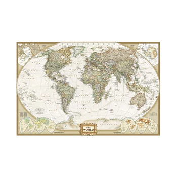 Derliaus Pasaulio Žemėlapis 2011 Edition Visuomenės Pasaulio Žemėlapyje Dažymas Purkštuvu, Sienos Žemėlapį mokslinių Tyrimų ir Sužinoti, Namų Puošybai