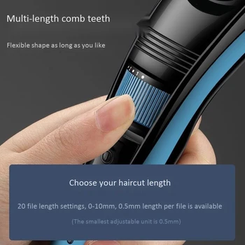 VGR Elektriniai Plaukų Clipper USB Įkrovimo Belaidžius Barzda Žoliapjovės Pjovimo Mašina