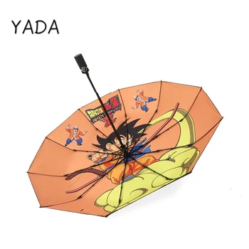YADA 2020 INS Lankstymo Automatinė Animacinių filmų Skėtis vaikas UV Rainproof vaikai Skėtis Skėtis nuo Lietaus, Saulės Anime Skėčiai YD200114