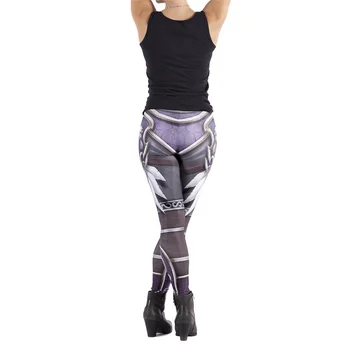 WOW Žaidimas Sylvanas Windrunner 3D Spausdinimo Fitneso Antblauzdžiai Moterims Aukšto Juosmens Elastinga Priežastinis Leggins Mujer