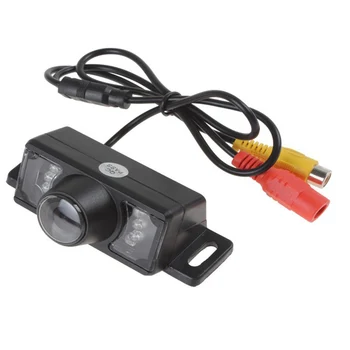 Universalus 7 LED, Naktinio Matymo Automobilį Atbuline Kamera, Vandeniui CMOS Stovėjimo galinio vaizdo kamera Atsargine Kamera