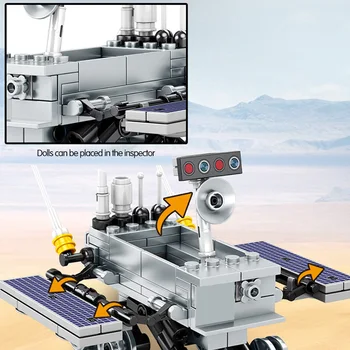 Kūrėjas Idėjų Mėnulio Lander automobilių Blokai Klasikinio Filmo Išėjimo Dirižablis Miesto pavyzdžiu Techninės Kosmonautas Plytų Žaislai