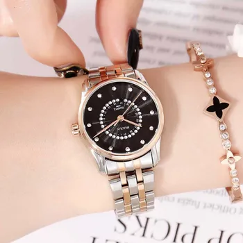 Žiūrėti kvarco Moterų Laikrodžiai Ponios Rolexable vandeniui Plieno Moterų Apyrankės, Laikrodžiai Moterų Laikrodis Relogio Feminino Montre Femme
