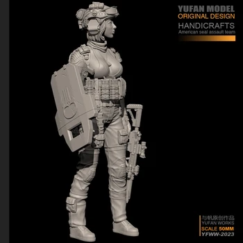 YUFan Modelis 1/35 Dervos Rinkiniai Šiuolaikinių moterų kareivis Savarankiškai surinkti YFWW35-2023